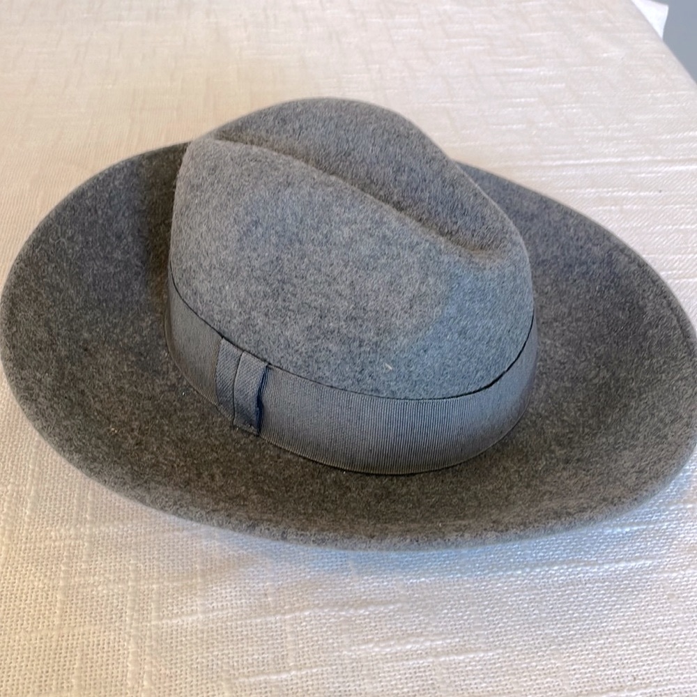 Bettina Anthropologie felt wool molded rimmed hat fedora Montana